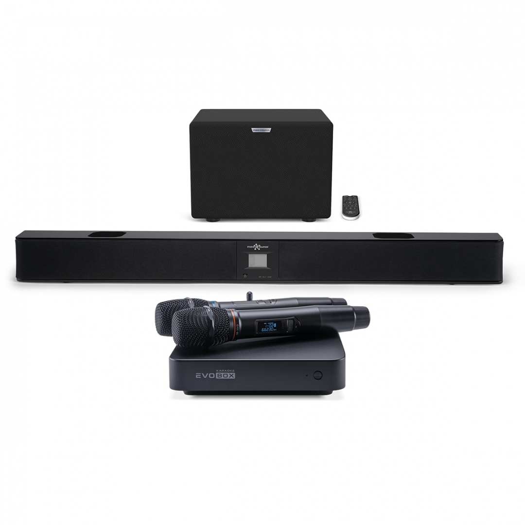 караоке-комплект EVOBOX Plus + EvoSound Bar (саундбар с караоке) в Таштаголе