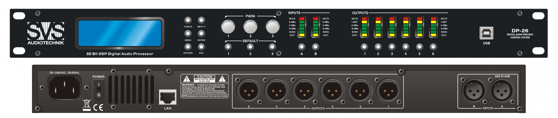 SVS Audiotechnik DP-26 Цифровой процессор: 2 входа 6 выходов в Таштаголе