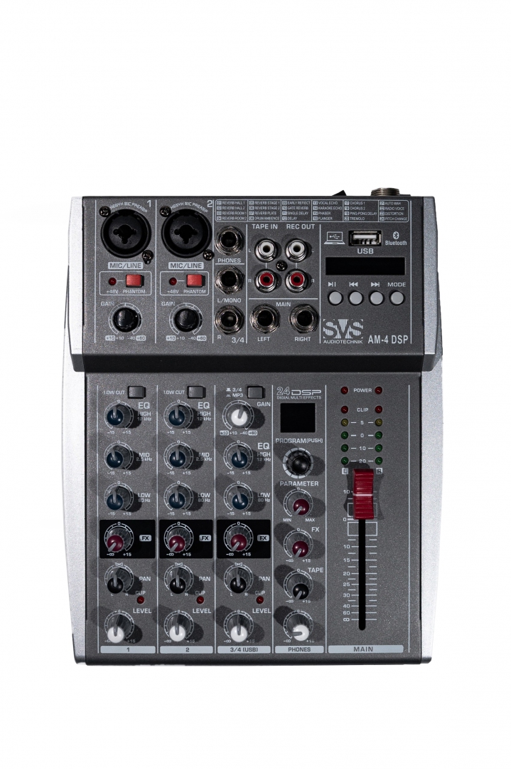 SVS Audiotechnik mixers AM-4 DSP Аналоговый микшерный пульт, 4-канала в Таштаголе