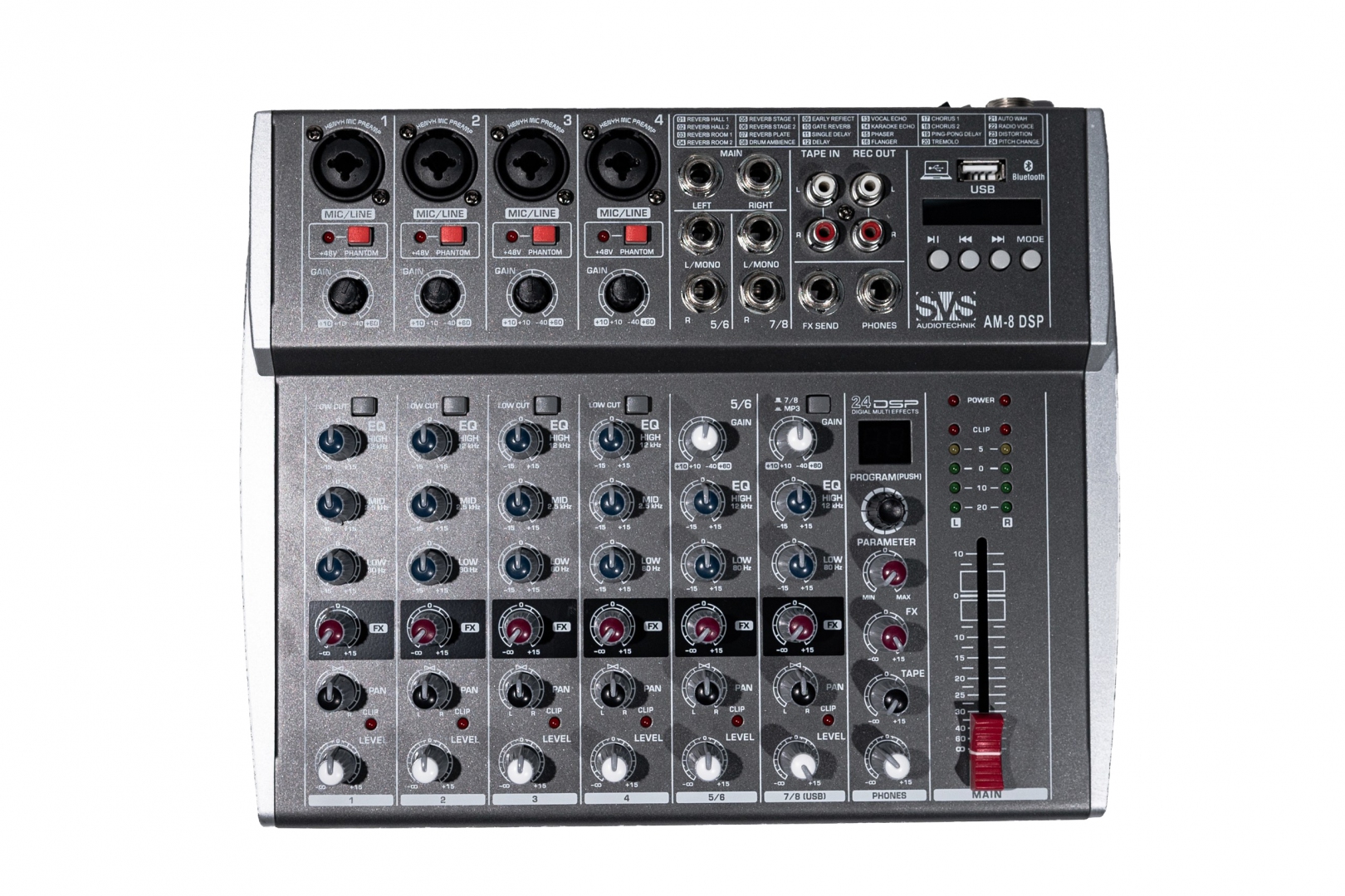SVS Audiotechnik mixers AM-8 DSP Микшерный пульт аналоговый, 8-канальный в Таштаголе