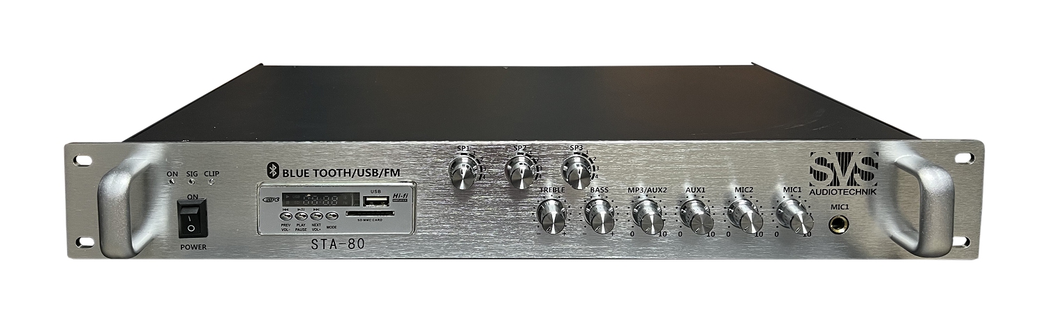 SVS Audiotechnik STA-80 Микшер-усилитель для систем Public Address в Таштаголе