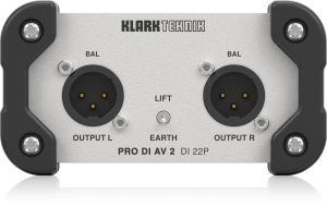 Klark Teknik DI 22P пассивный стерео директ-бокс в Таштаголе
